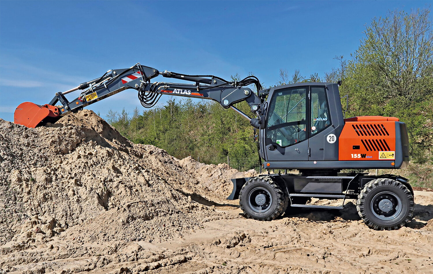 Mobilbagger Atlas 155 W