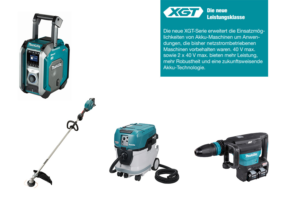 Makita - 40V Akku Produkte XGT