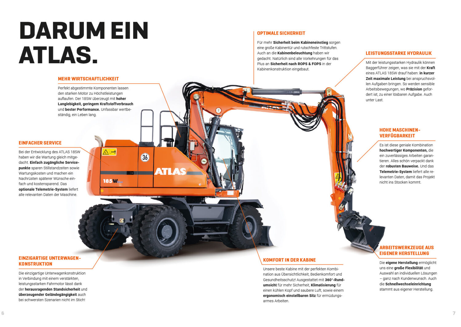 Mobilbagger Atlas 185 W – Bild 2